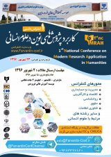 پوستر اولین کنفرانس ملی کاربرد پژوهش های نوین در علوم انسانی