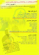 پوستر نخستین همایش پژوهش در روانشناسی و علوم رفتاری ایران