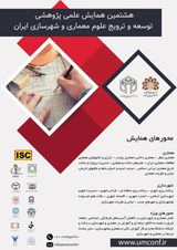 پوستر هشتمین همایش علمی پژوهشی توسعه و ترویج علوم معماری و شهرسازی ایران