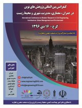 پوستر کنفرانس بین المللی پژوهشهای نوین در عمران،معماری،مدیریت شهری و محیط زیست