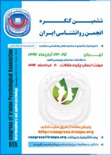 پوستر ششمین کنگره انجمن روانشناسی ایران