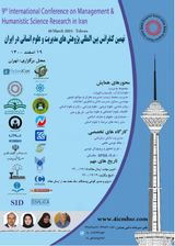 پوستر نهمین کنفرانس بین المللی پژوهش های مدیریت و علوم انسانی در ایران