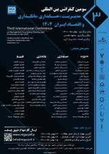 پوستر سومین کنفرانس بین المللی مدیریت،حسابداری،بانکداری و اقتصاد در افق ایران ۱۴۰۴
