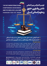 پوستر دومین کنفرانس بین المللی دانش و فناوری حقوق و علوم انسانی ایران