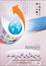 پوستر چهارمین همایش بین‌المللی مدیریت رسانه