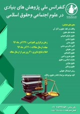 پوستر کنفرانس ملی پژوهش های بنیادی در علوم اجتماعی و حقوق اسلامی