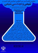 پوستر پنجمین کنفرانس بین المللی نوآوری های اخیر در شیمی و مهندسی شیمی