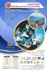 پوستر کنفرانس ملی پیشرفت های اخیر در مهندسی و علوم نوین
