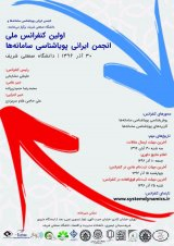 پوستر اولین کنفرانس ملی انجمن ایرانی پویاشناسی سامانه ها