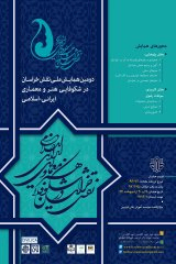پوستر دومین همایش ملی خراسان در شکوفایی هنر و معماری ایرانی اسلامی