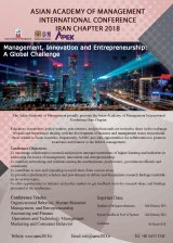 پوستر کنفرانس بین المللی آکادمی آسیایی مدیریت(مدیریت،نوآوری و کارآفرینی یک چالش جهانی)