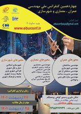 پوستر چهاردهمین کنفرانس ملی مهندسی عمران ، معماری و شهرسازی