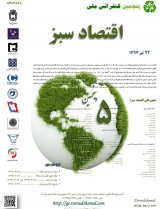 پوستر پنجمین کنفرانس ملی اقتصاد سبز