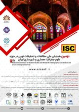 پوستر نهمین همایش ملی مطالعات و تحقیقات نوین در حوزه علوم جغرافیا، معماری و شهرسازی ایران