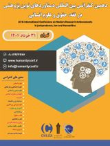 پوستر دهمین کنفرانس بین المللی دستاوردهای نوین پژوهشی در فقه، حقوق و علوم انسانی