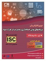 پوستر دومین کنفرانس ملی پژوهشهای نوین حسابداری و مدیریت در هزاره سوم