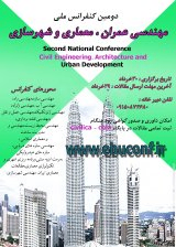 پوستر دومین کنفرانس ملی مهندسی عمران،معماری و شهرسازی