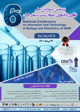 پوستر ششمین کنفرانس ملی نوآوری و فناوری علوم زیستی شیمی ایران