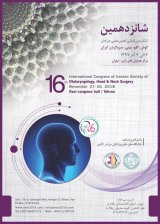 پوستر شانزدهمین کنگره بین المللی انجمن علمی جراحان گوش،گلو،بینی،سر و گردن ایران