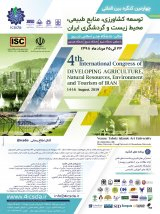 پوستر چهارمین کنگره بین المللی توسعه کشاورزی، منابع طبیعی، محیط زیست و گردشگری ایران