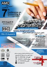 پوستر هفتمین کنفرانس ملی کاربردهای حسابداری و مدیریت