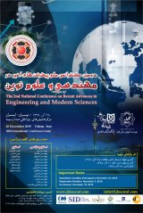پوستر دومین کنفرانس ملی پیشرفت های اخیر در مهندسی و علوم نوین