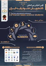 پوستر اولین کنفرانس بین المللی دانشجویان علوم پایه ایران