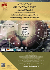 پوستر دومین کنفرانس بین المللی علوم، مهندسی و نقش تکنولوژی در کسب و کارهای نوین