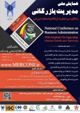 پوستر اولین همایش ملی مدیریت با تاکید بر حمایت از کالا و خدمات ایرانی