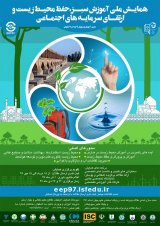 پوستر همایش ملی آموزش سبز، حفظ محیط زیست و ارتقای سرمایه های اجتماعی