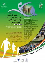 پوستر دومین همایش ملی ارتقاء و توسعه ورزش های همگانی استان اردبیل