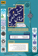 پوستر همایش ملی تحقیق و تصحیح نسخه های خطی ایران