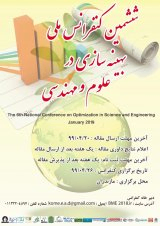 پوستر ششمین کنفرانس ملی بهینه سازی در علوم و مهندسی