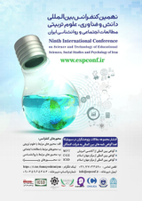 پوستر نهمین کنفرانس بین المللی دانش و فناوری علوم تربیتی مطالعات اجتماعی و روانشناسی ایران