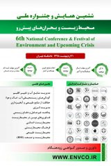 پوستر ششمین همایش و جشنواره ملی محیط زیست و بحران های پیش رو
