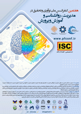 پوستر هفتمین کنفرانس ملی نوآوری و تحقیق در مدیریت، روانشناسی و آموزش و پرورش