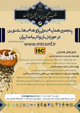 پوستر پنجمین همایش ملی پژوهش های نوین در حوزه زبان و ادبیات ایران (با رویکرد فرهنگ مشارکتی)