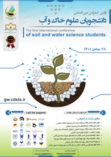 پوستر اولین کنفرانس بین المللی دانشجویان علوم خاک و آب