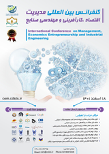 پوستر اولین کنفرانس بین المللی مدیریت، اقتصاد، کارآفرینی و مهندسی صنایع