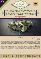 پوستر ششمین کنگره علمی پژوهشی توسعه و ترویج علوم کشاورزی و منابع طبیعی در ایران