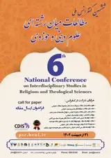 پوستر ششمین کنفرانس ملی مطالعات میان رشته ای علوم دینی و حوزوی