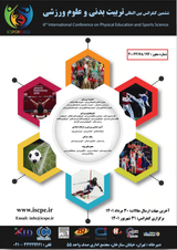 پوستر ششمین کنفرانس بین المللی تربیت بدنی و علوم ورزشی