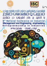 پوستر ششمین کنفرانس ملی تازه یافته ها در مدیریت و مهندسی صنایع با تاکید بر کارآفرینی در صنایع