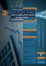 پوستر سومین همایش ملی حسابداری ،اقتصاد و نوآوری در مدیریت