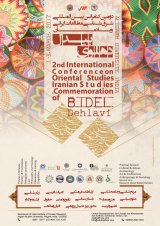 پوستر دومین همایش بین المللی شرق شناسی، مطالعات ایرانی و بیدل پژوهی
